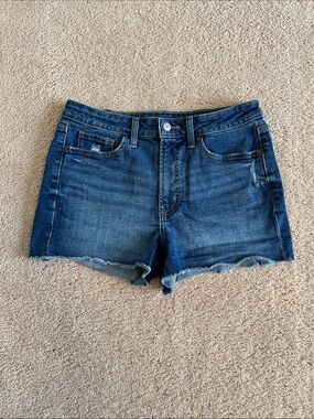 Old Navy Blue Denim Cutoff Shorts Size 8